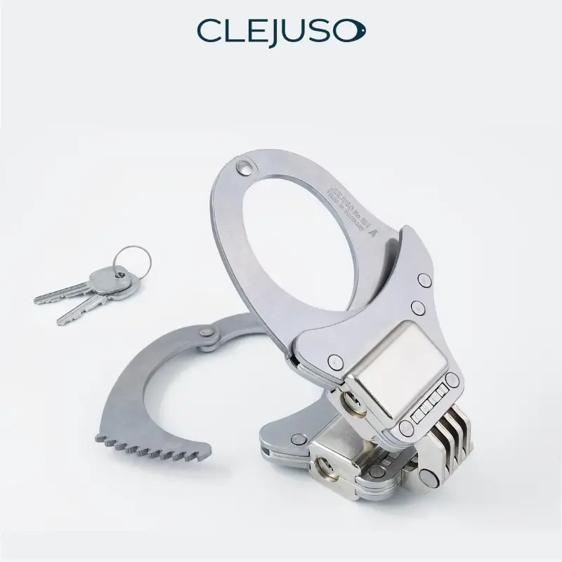 [CL101A] CLEJUSO 101A Hinged Handcuffs w/ Security Lock
