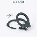 CLEJUSO 19RT Hinged Handcuff - Black Teflon
