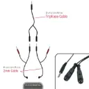 ElectraStim TriPhase Combiner Cable